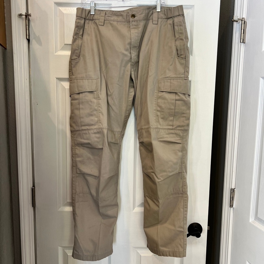 Vertx Cargo Pants Polyester Cotton Ripstop Tactical Phantom Ops Khaki 38x32